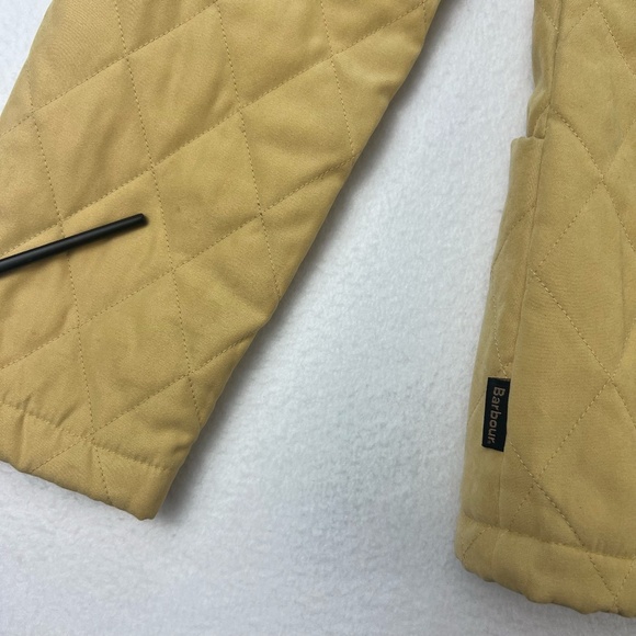 Barbour Diamond Quilted Jacket Womens 6 Barn Chore Coat Classic Outdoors Country - Picture 14 of 14